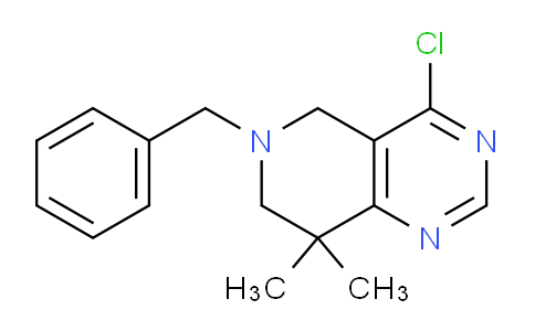 6-Benzyl-4-chloro-8,8-dimethyl-5,6,7,8-tetrahydropyrido[4,3-d]pyrimidine