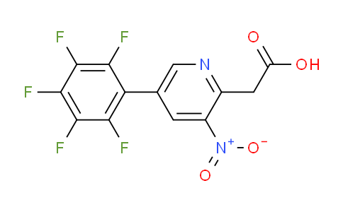AM24811 | 1261812-38-7 | 3-Nitro-5-(perfluorophenyl)pyridine-2-acetic acid