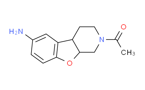 1-(6-Amino-3,4,4a,9a-tetrahydrobenzofuro[2,3-c]pyridin-2(1H)-yl)ethan-1-one