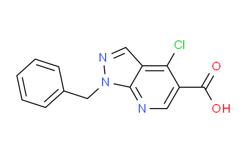 1-Benzyl-4-chloro-1H-pyrazolo[3,4-b]pyridine-5-carboxylic acid