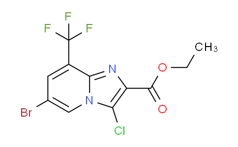 AM248176 | 1121056-78-7 | Ethyl 6-bromo-3-chloro-8-(trifluoromethyl)imidazo[1,2-a]pyridine-2-carboxylate