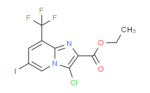 AM248180 | 1363405-48-4 | Ethyl 3-chloro-6-iodo-8-(trifluoromethyl)imidazo[1,2-a]pyridine-2-carboxylate
