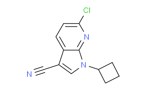 6-Chloro-3-cyano-1-cyclobutyl-1H-pyrrolo[2,3-b]pyridine