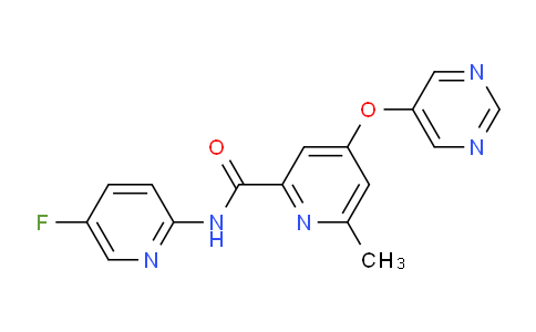 AM248193 | 1396337-04-4 | N-(5-fluoropyridin-2-yl)-6-methyl-4-(pyrimidin-5-yloxy)picolinamide