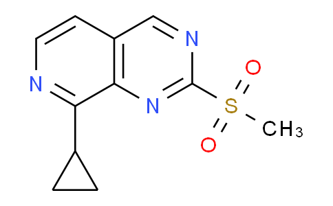 8-Cyclopropyl-2-(methylsulfonyl)pyrido[3,4-d]pyrimidine