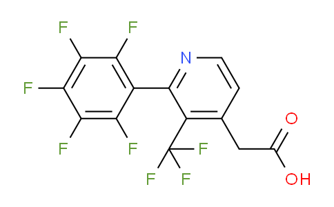 AM24822 | 1261495-75-3 | 2-(Perfluorophenyl)-3-(trifluoromethyl)pyridine-4-acetic acid