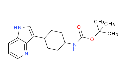 Tert-butyl (4-(1h-pyrrolo[3,2-b]pyridin-3-yl)cyclohexyl)carbamate
