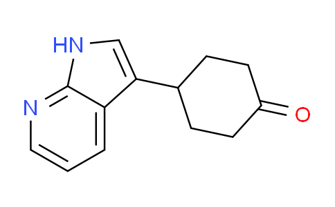 4-(1H-Pyrrolo[2,3-b]pyridin-3-yl)cyclohexanone