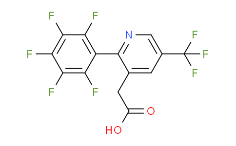 AM24824 | 1261573-78-7 | 2-(Perfluorophenyl)-5-(trifluoromethyl)pyridine-3-acetic acid