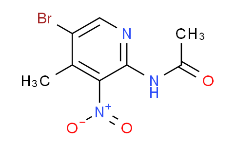 N-(5-bromo-4-methyl-3-nitropyridin-2-yl)acetamide