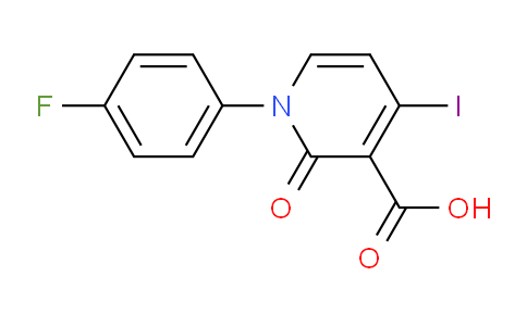 AM248257 | 1025721-10-1 | 1-(4-Fluorophenyl)-4-iodo-2-oxo-1,2-dihydropyridine-3-carboxylic acid