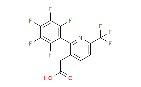 2-(Perfluorophenyl)-6-(trifluoromethyl)pyridine-3-acetic acid