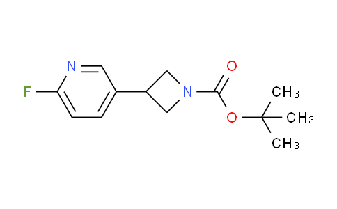 Tert-butyl 3-(6-fluoropyridin-3-yl)azetidine-1-carboxylate