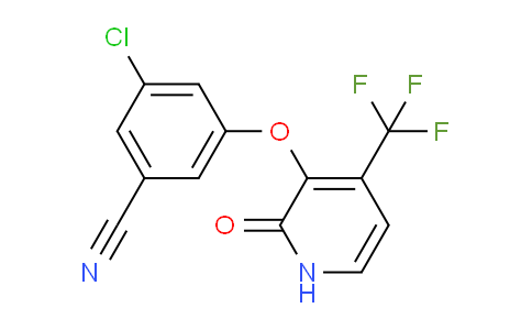 AM248274 | 1155846-86-8 | 3-Chloro-5-((2-oxo-4-(trifluoromethyl)-1,2-dihydropyridin-3-yl)oxy)benzonitrile
