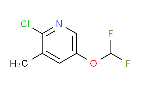 2-Chloro-5-(difluoromethoxy)-3-methylpyridine