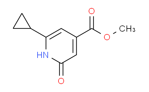 Methyl 6-cyclopropyl-2-oxo-1,2-dihydropyridine-4-carboxylate