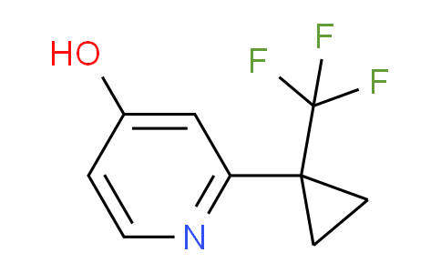 2-(1-(Trifluoromethyl)cyclopropyl)pyridin-4-ol