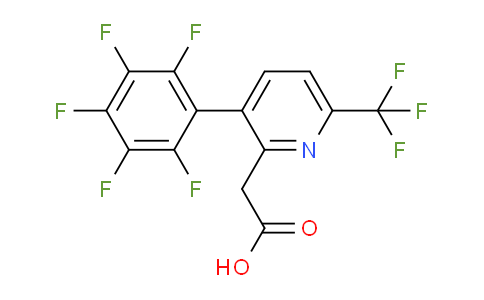 AM24830 | 1261793-09-2 | 3-(Perfluorophenyl)-6-(trifluoromethyl)pyridine-2-acetic acid