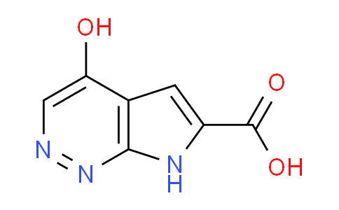 4-Hydroxy-7h-pyrrolo[2,3-c]pyridazine-6-carboxylic acid