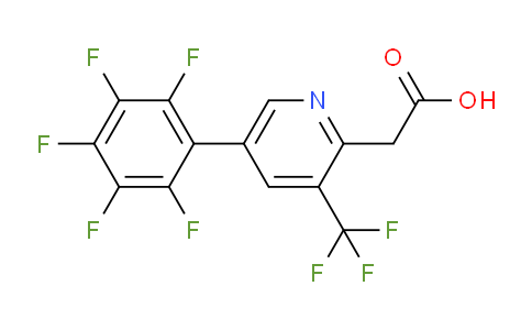 AM24831 | 1261774-37-1 | 5-(Perfluorophenyl)-3-(trifluoromethyl)pyridine-2-acetic acid