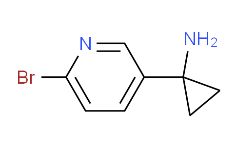 1-(6-Bromopyridin-3-yl)cyclopropan-1-amine