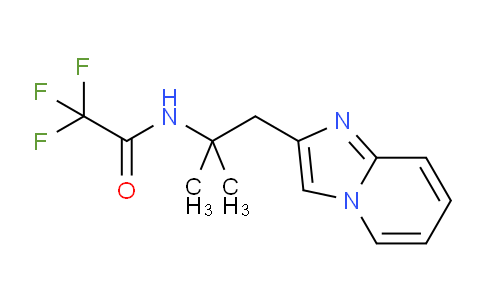 Acetamide, 2,2,2-trifluoro-n-(2-imidazo[1,2-a]pyridin-2-yl-1,1-dimethylethyl)-