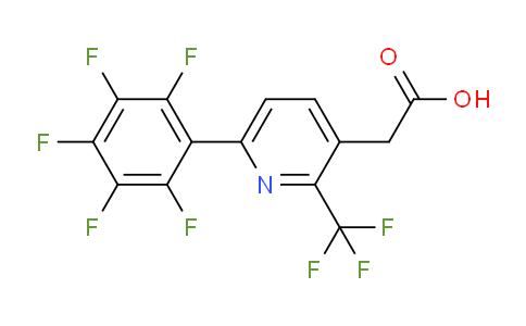 AM24832 | 1261687-53-9 | 6-(Perfluorophenyl)-2-(trifluoromethyl)pyridine-3-acetic acid