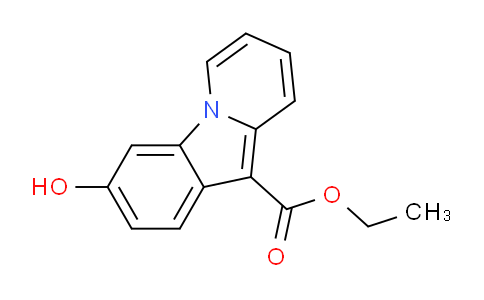 Pyrido[1,2-a]indole-10-carboxylic acid, 3-hydroxy-, ethyl ester