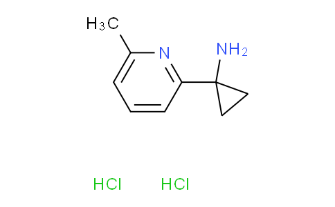 1-(6-Methylpyridin-2-yl)cyclopropan-1-amine dihydrochloride
