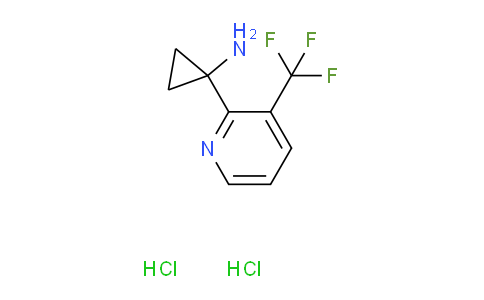 1-(3-(Trifluoromethyl)pyridin-2-yl)cyclopropan-1-amine dihydrochloride