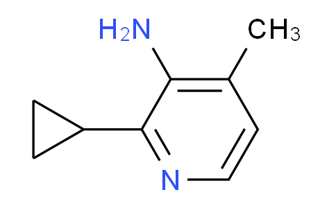 2-Cyclopropyl-4-methylpyridin-3-amine