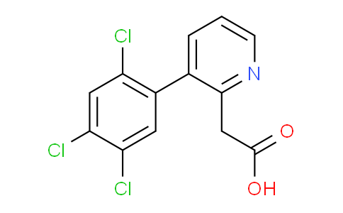 AM24837 | 1261618-36-3 | 3-(2,4,5-Trichlorophenyl)pyridine-2-acetic acid