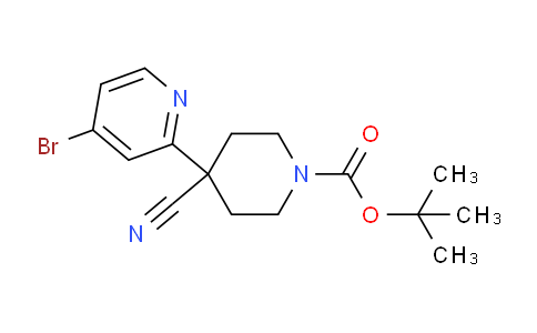 AM248410 | 1394066-24-0 | Tert-butyl 4-(4-bromopyridin-2-yl)-4-cyanopiperidine-1-carboxylate