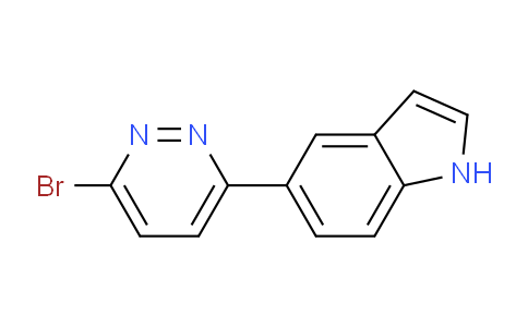 5-(6-Bromopyridazin-3-yl)-1h-indole