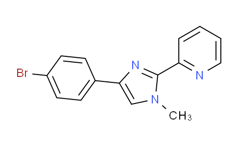 2-(4-(4-Bromophenyl)-1-methyl-1h-imidazol-2-yl)pyridine