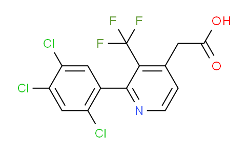 AM24843 | 1261671-27-5 | 2-(2,4,5-Trichlorophenyl)-3-(trifluoromethyl)pyridine-4-acetic acid