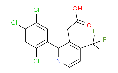 AM24844 | 1261580-59-9 | 2-(2,4,5-Trichlorophenyl)-4-(trifluoromethyl)pyridine-3-acetic acid