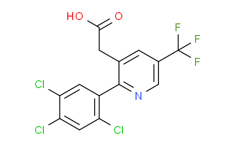 AM24845 | 1261470-63-6 | 2-(2,4,5-Trichlorophenyl)-5-(trifluoromethyl)pyridine-3-acetic acid