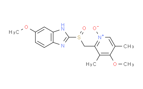 5-Methoxy-2-[((4-methoxy-3,5-dimethyl-1-oxido-2-pyridinyl)methyl)sulfinyl]-benzimidazole