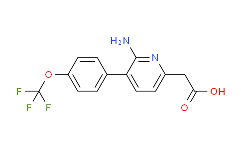 AM24854 | 1261555-38-7 | 2-Amino-3-(4-(trifluoromethoxy)phenyl)pyridine-6-acetic acid