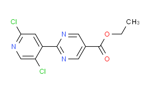 Ethyl 2-(2,5-dichloropyridin-4-yl)pyrimidine-5-carboxylate