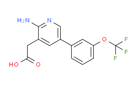 AM24857 | 1261762-25-7 | 2-Amino-5-(3-(trifluoromethoxy)phenyl)pyridine-3-acetic acid
