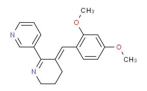 AM248576 | 148372-04-7 | 3-(2,4-Dimethoxybenzylidene)-3,4,5,6-tetrahydro-2,3'-bipyridine