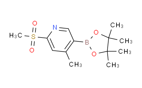 AM248602 | 1353745-98-8 | (4-Methyl-6-(methylsulfonyl)pyridin-3-yl)boronic acid pinacol ester
