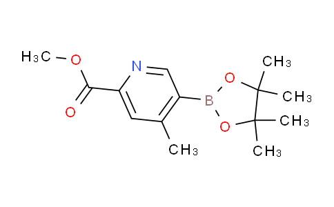 AM248619 | 1382850-08-9 | (6-(Methoxycarbonyl)-4-methylpyridin-3-yl)boronic acid pinacol ester