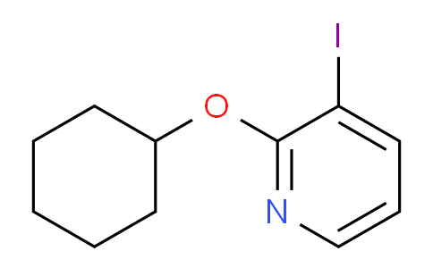 2-Cyclohexyloxy-3-iodopyridine