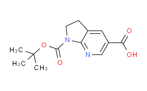 AM248635 | 1341037-48-6 | 1-[(Tert-butoxy)carbonyl]-1h,2h,3h-pyrrolo[2,3-b]pyridine-5-carboxylic acid