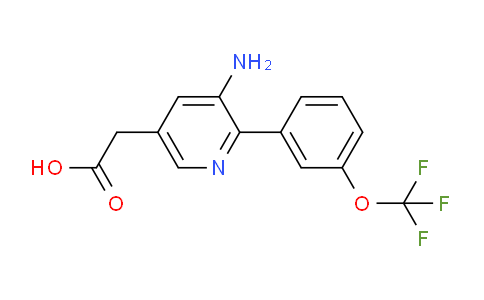 AM24865 | 1261877-42-2 | 3-Amino-2-(3-(trifluoromethoxy)phenyl)pyridine-5-acetic acid