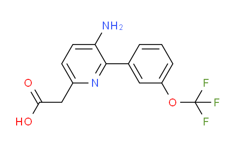 AM24866 | 1261780-96-4 | 3-Amino-2-(3-(trifluoromethoxy)phenyl)pyridine-6-acetic acid