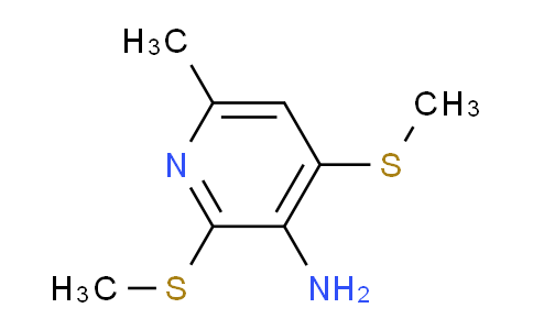6-Methyl-2,4-bis-methylsulfanylpyridin-3-ylamine